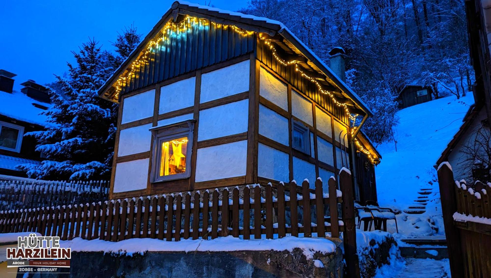 Arode Huette Harzilein - Romantic Tiny House On The Edge Of The Forest Zorge Exterior photo